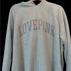 Victoria’s Secret Punk hoodie dress pockets size large